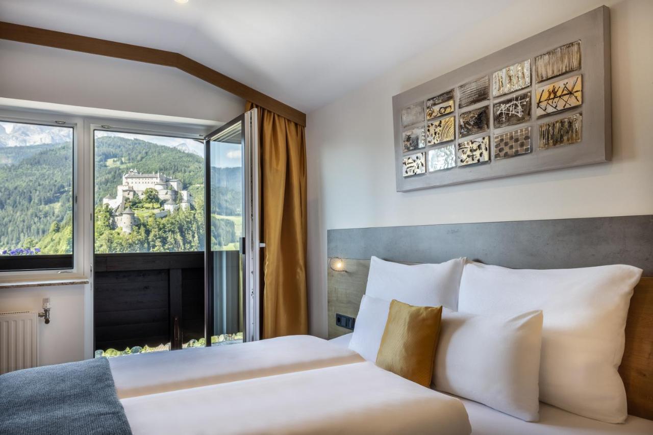 Der Burgblick-Adults Only Hotel Werfen Buitenkant foto